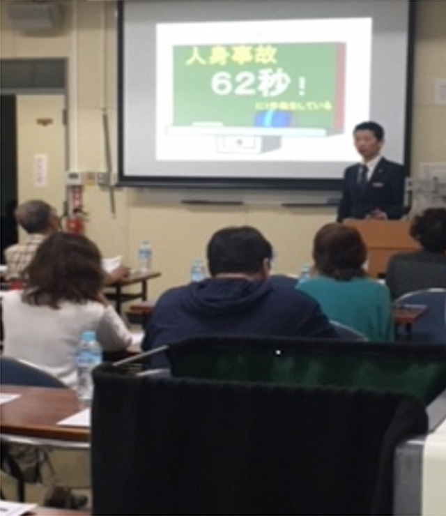 シニアドライバー向け講習会の様子